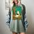 Groovy Ghost Reading Book Cat Halloween Ghost Teacher Women's Comfort Colors T-Shirt Berry