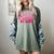 Groovy I Wear Pink In Memory Of My Aunt Breast Cancer Back Women's Comfort Colors T-Shirt Berry Groovy I Wear Pink In Memory Of My Aunt Breast Cancer Back Women's Comfort Colors T-Shirt Berry
