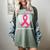 Heart I Wear Pink In Memory Of Nana Breast Cancer Awareness Women's Comfort Colors T-Shirt Berry