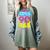 Introvert But Willing To Discuss 90s R&B 1990s Kid Women's Comfort Colors T-Shirt Berry