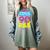 Introvert But Willing To Discuss 90s R&B 1990s Kid Women's Comfort Colors T-Shirt Berry
