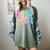 Library Book Fair Vibe Tie Dye School Reading Nostalgic Women's Comfort Colors T-Shirt Berry