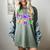 Mardi Gras Teacher Coquette Bow Pencil Apple Book Women Girl Women's Comfort Colors T-Shirt Berry