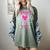 Memory Of My Dad I Was Her Angel Now She Is Mine Heaven Women's Comfort Colors T-Shirt Berry