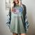 In Memory Of Mom Dad In Heaven Guardian Angel Wings Memorial Women's Comfort Colors T-Shirt Berry