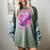 Pastel Goth In Memory Of My Social Life Coffin & Pink Roses Women's Comfort Colors T-Shirt Berry Pastel Goth In Memory Of My Social Life Coffin & Pink Roses Women's Comfort Colors T-Shirt Berry