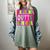 Pink STRAIGHT OUTTA Preschool PRE-K Graduation Women's Comfort Colors T-Shirt Berry
