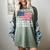 Please Be Patient With Me I'm From The 1900s American Flag Women's Comfort Colors T-Shirt Berry