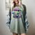 Psychedelic Alien Mushroom Nostalgia Groovy Vibe Hippie Women's Comfort Colors T-Shirt Berry