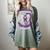 Purple In Memory Of Sister Pancreatic Cancer Awareness Women's Comfort Colors T-Shirt Berry