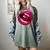 Rainbow Lips With a Cherry In The Mouth 80s Nostalgia Premium Tri-Blend Women's Comfort Colors T-Shirt Berry Rainbow Lips With a Cherry In The Mouth 80s Nostalgia Premium Tri-Blend Women's Comfort Colors T-Shirt Berry
