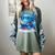 Readsolotl Blue Kawaii Axolotl Book Lover Reading Women's Comfort Colors T-Shirt Berry