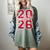 Senior 2026 Graduation Varsity Red Letters On The Back Women's Comfort Colors T-Shirt Berry