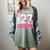 Senior 2027 Class Of 2027 Pink Coquette Bow Graduation Girl Women's Comfort Colors T-Shirt Berry