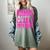 Straight Outta Fifth Grade Graduation Class Women's Comfort Colors T-Shirt Berry