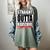 Straight Outta High School Class Of 2023 Graduation Women's Comfort Colors T-Shirt Berry