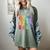 Subtle Floral Foxglove Daisy Tulip Book Lover Women's Comfort Colors T-Shirt Berry