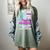 Teal & Purple In Memory Of My Grandma Suicide Prevention Women's Comfort Colors T-Shirt Berry Teal & Purple In Memory Of My Grandma Suicide Prevention Women's Comfort Colors T-Shirt Berry