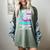 Teal & Purple In Memory Of My HusbandSuicide Prevention Women's Comfort Colors T-Shirt Berry