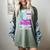 Teal & Purple In Memory Of My Mom Suicide Prevention Women's Comfort Colors T-Shirt Berry Teal & Purple In Memory Of My Mom Suicide Prevention Women's Comfort Colors T-Shirt Berry