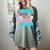Threadless Grey Sky Chai Trans Book Pride Graphic Women's Comfort Colors T-Shirt Berry