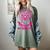 I Wear Pink In Memory Of My Daughter Breast Cancer Graphic Women's Comfort Colors T-Shirt Berry I Wear Pink In Memory Of My Daughter Breast Cancer Graphic Women's Comfort Colors T-Shirt Berry