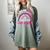 I Wear Pink In Memory Of My Mom Breast Cancer Awareness Raglan Baseball Tee Women's Comfort Colors T-Shirt Berry
