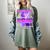 I Wear Purple In Memory Of My Husband Pancreatic Cancer Premium Tri-Blend Women's Comfort Colors T-Shirt Berry