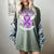 I Wear Purple In Memory Of My Mom Alzheimers Awarenesss Women's Comfort Colors T-Shirt Berry I Wear Purple In Memory Of My Mom Alzheimers Awarenesss Women's Comfort Colors T-Shirt Berry