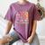 100th Day Of School Teacher Floral 100 Days In The Books Women's Comfort Colors T-Shirt Blue Jean