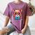 Adorable Book Lover Quokka With Reading Glasses Cute Women's Comfort Colors T-Shirt Blue Jean