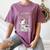 Anti-Social Book-Club Cat Graphic Women's Comfort Colors T-Shirt Blue Jean