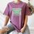 Anti-Social Introvert Butterfly Women's Comfort Colors T-Shirt Blue Jean