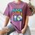 Back To The 2000s Retro Nostalgia Premium Tri-Blend Women's Comfort Colors T-Shirt Blue Jean