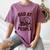 Bad At People Ferret Introvert Saying Slogan Women's Comfort Colors T-Shirt Blue Jean