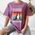 Bernedoodle Dog Introvert Bernedoodle Women's Comfort Colors T-Shirt Blue Jean