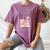 Bookish Babes Club Cute Pink Book Stack With Bow Women's Comfort Colors T-Shirt Blue Jean