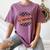 Bookish Baddie Retro Aesthetic Typography Women's Comfort Colors T-Shirt Blue Jean