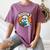 BOOOKS Cute Ghost Reading Books Halloween Women's Comfort Colors T-Shirt Blue Jean