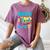 Born In The 80's But 90's Made Me Nostalgia Cassette Tape Premium Tri-Blend Women's Comfort Colors T-Shirt Blue Jean