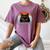 Cat Pun Introvert Anti Social Ew People Kitty Women's Comfort Colors T-Shirt Blue Jean