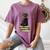 Cat Sitting On Books Women's Comfort Colors T-Shirt Blue Jean