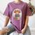 Cute Baby Highland Cow Reading Book Bookworm For Men Women Women's Comfort Colors T-Shirt Blue Jean