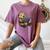 Cute Book Sea Otter Women's Comfort Colors T-Shirt Blue Jean