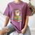 Cute Hedgehog Reading Books Animal Lover Reader Bookworm Women's Comfort Colors T-Shirt Blue Jean