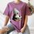 Cute Penguin Reading Book Faux-Crochet Print Women's Comfort Colors T-Shirt Blue Jean