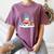 Cute Winter Cozy Snowman Reading Book Lovers Xmas Snowman Women's Comfort Colors T-Shirt Blue Jean