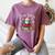 Dear Santa More Book Please Christmas Book Librarian Women's Comfort Colors T-Shirt Blue Jean