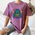 Dragon Read Reading Librarian Book Across America Kids Women's Comfort Colors T-Shirt Blue Jean
