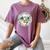 Duck Wilderness Book Reading Illustration Floral Women's Comfort Colors T-Shirt Blue Jean